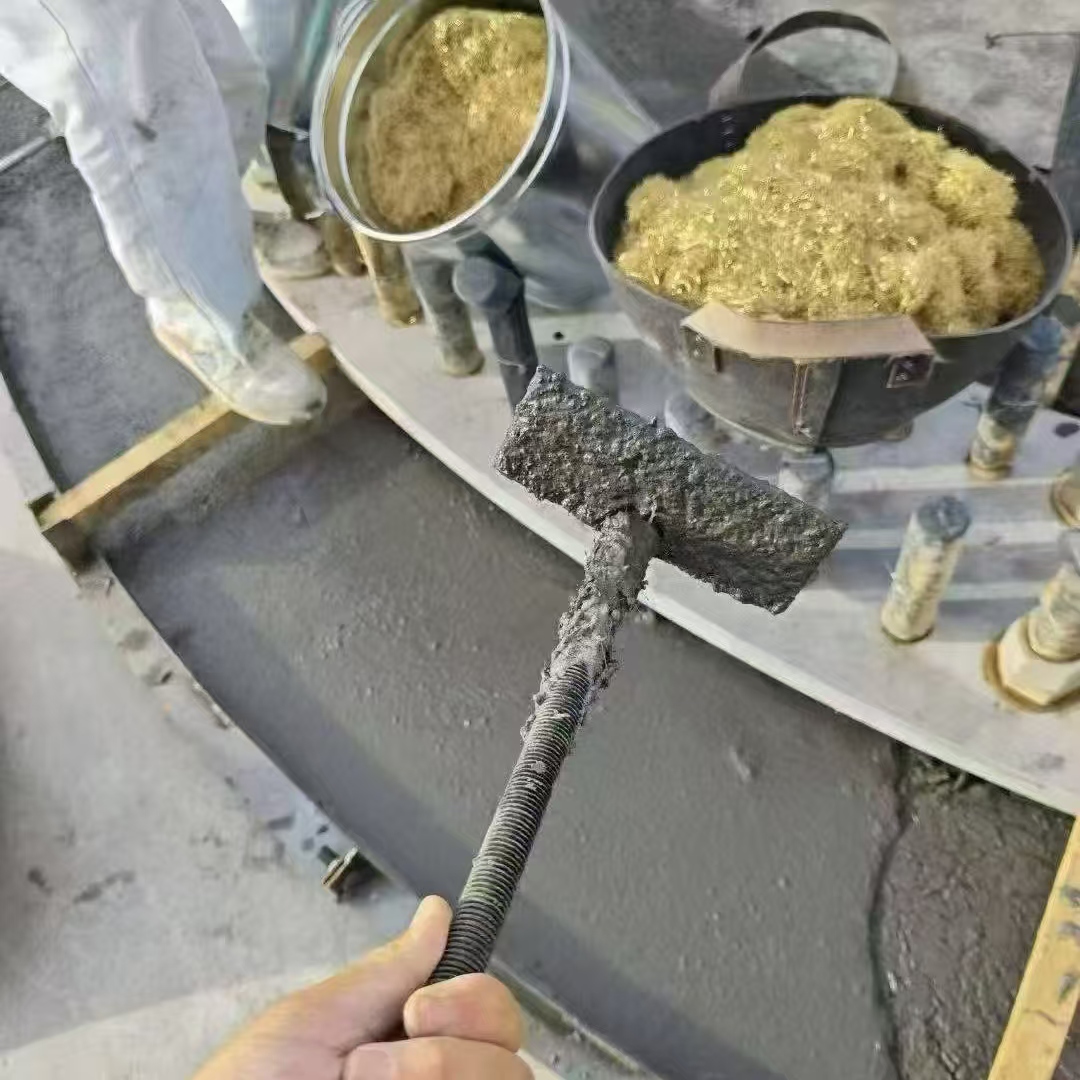 莱芜C120钢纤维高强无收灌浆料 轧机压缩机汽轮机发电机锻压设备底座灌浆材料